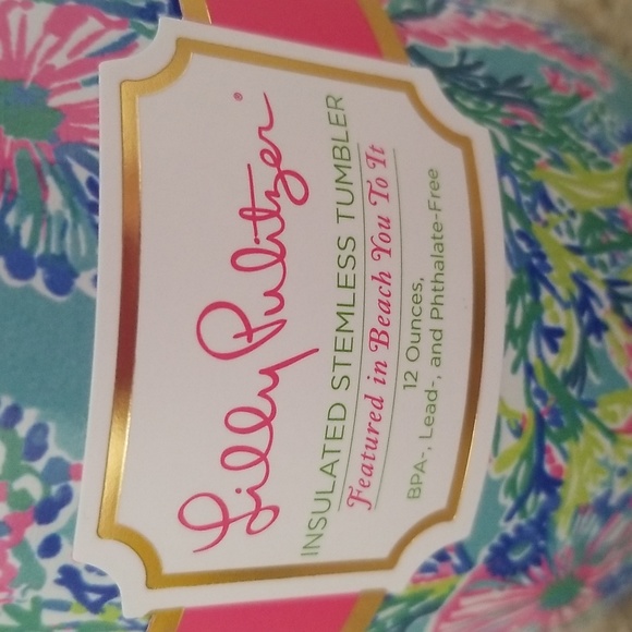Lilly Pulitzer "Beach You to It" 12 oz Tumbler New in Box - Picture 5 of 6